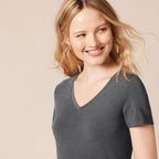 Amazon Essentials Women's Regular-Fit Short-Sleeve V-Neck T-Shirt, Multipacks