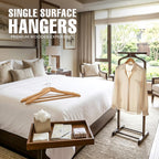 Utopia Home Premium Wooden Hangers 30 Pack - Durable & Slim Coat Hanger - Suit Hangers With 360-Degree Rotatable Hook - Wood Hangers With Shoulder Grooves (Natural)