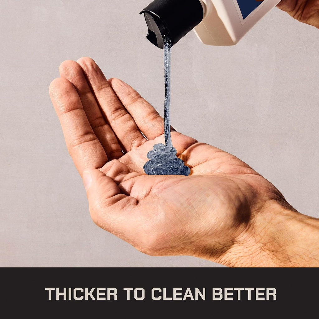 Duke Cannon Supply Co. Thick High Viscosity Body Wash - 3X Thicker, Cleansing Shower And Bath Gel, Mineral-Enriched Body Wash For Men - Sandalwood + Lavender - Mens Body Scrub - Midnight Swim (18 Oz)