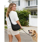 BAGSMART Quilted Crossbody Bag for Women, Lightweight Puffer Purse for Travel, Daily Use & Work