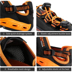 Humtto Men'S Amphibious Water Shoes - Hiking Sandals For Men Outdoor Water Sandal Closed Toe Non-Slip River Shoes Summer Quick Drying Aqua Shoe
