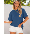 Anrabess Womens Tops Oversized T Shirts | Short Sleeve Crew Neck, Summer Basic Tee Shirt, Casual Loose Fit, Trendy Fashion Clothes, Going Out Outfits, Work & Travel