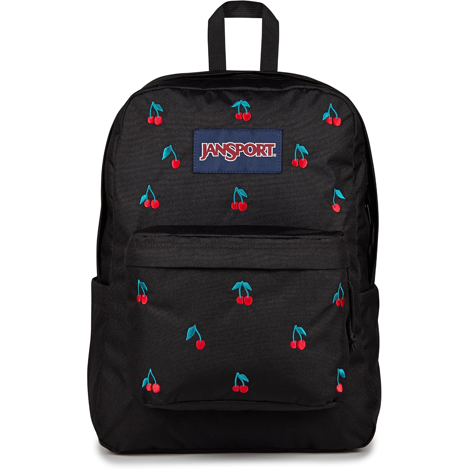 Jansport Superbreak Plus Fx Backpack - Work, Travel, Or Laptop Bag With Water Bottle Pocket - Surreal Sensations Black