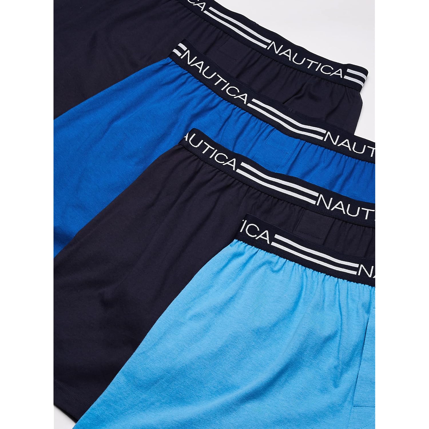 Nautica Men'S 4 Pack Classic Cotton Loose Knit Boxers