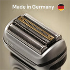Braun Shaver Head Replacement Part 94M Silver, Compatible with Series 9 Pro and Series 9 Electric Razors for Men