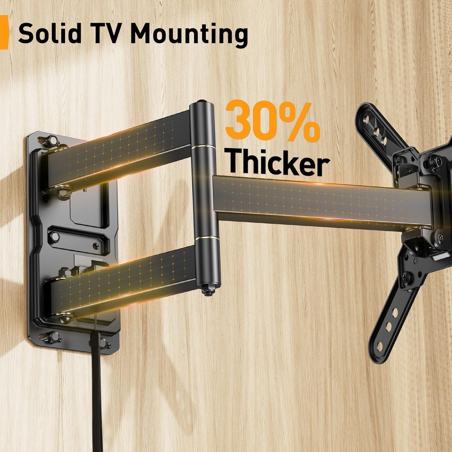 Perlegear Lockable Rv Tv Mount For 13–43 Inch Tvs Up To 44 Lbs, Full Motion Rv Tv Wall Mount With Swivel, Tilt, Pull Cord Lock, Rv Tv Mount For Camper, Rv, Motorhome, Max Vesa 200X200Mm, Pglrvf2