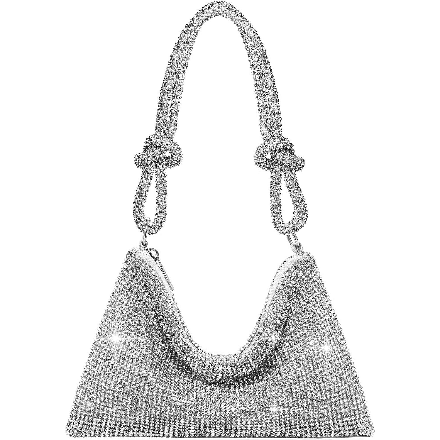 Evening Bag Sparkle Purses For Women, Rhinestone Clutch Purse For Women Dressy Sequin Purse