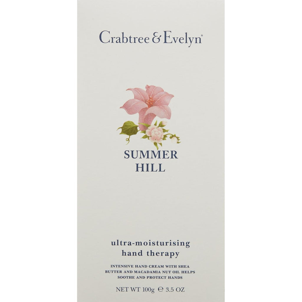 Crabtree & Evelyn Ultra-Moisturising Hand Cream Therapy, Summer Hill, 3.5 oz