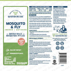 Wondercide - Mosquito And Fly Aerosol Spray - 10 Oz, 2-Pack | Fly, Gnat, Flying Bug, Mosquito Killer With Natural Essential Oils - For Outdoor & Indoor Areas - Pet Safe