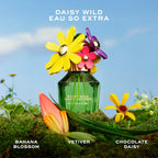 Marc Jacobs Daisy Wild Eau So Extra Eau de Parfum – Gourmand Floral Women's Perfume – With Notes of Banana, Pear Nectar, Vanilla & Amber