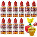 10 Pack Fruit Fly Trap Refill Liquid, 0.68Oz/ Bottle, Liquid Fly Traps Refill For Indoors,Effective Lure Refill Gnat Catcher For Home Kitchen Use,Non Toxic Safe Near Food