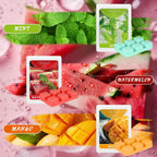 Wax Melts, Scented Wax Cubes Strong Scent, Summer Scents Soy Wax For Wax Warmer - Pineapple, Watermelon, Strawberry, Mango, Passion Fruit, Mint, 6 Pack