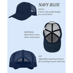 Gelante Mesh Trucker Hat Baseball Cap Structured Front Panel Wholesale LOT 12 Pack