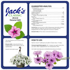 Jack'S Classic 20-6-22 Petunia Feed Water-Soluble Fertilizer With Micronutrients, 1.5Lbs - Provides Lush Green Annuals