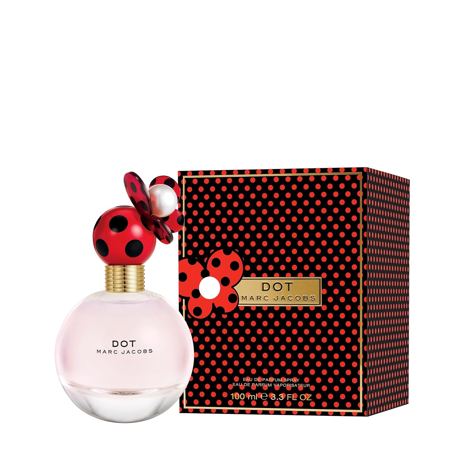 Marc Jacobs Dot Eau De Parfum – Floral Women'S Perfume – With Notes Of Red Berries, Jasmine, Coconut Water, Vanilla & Musk
