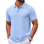 Coofandy Men'S Polo Shirts Classic Short Sleeve Polo T Shirts Cotton Pique Casual Summer Fashion Golf Shirt