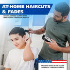 Wahl USA Anthem Classic Haircutting Kit – Corded Hair Clipper for Men with No-Snag Blades, Powerful POWERDRIVE Motor & Adjustable Fade Lever – Model 3029140