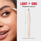 Revlon Designer Series Slant Tweezer, High Precision, Made With Long Lasting Stainless Steel, 1 Count