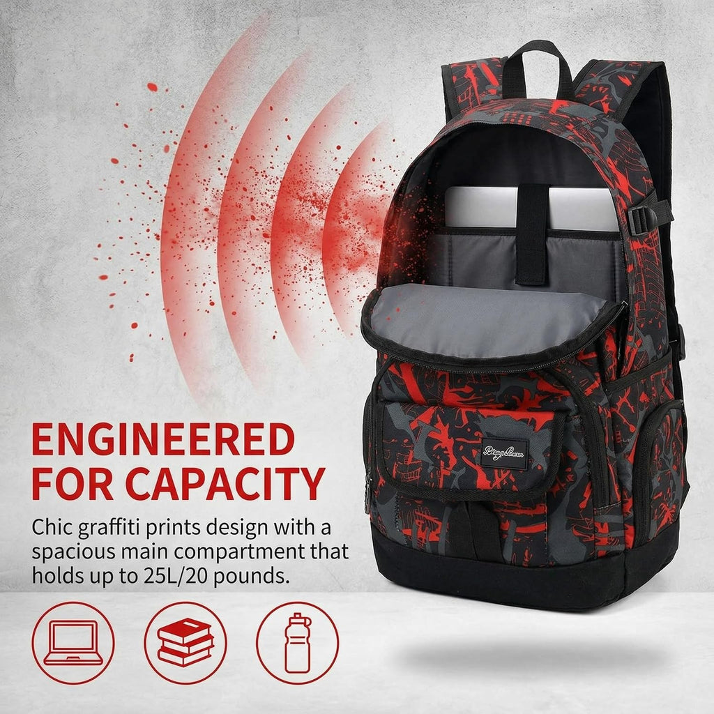 Rickyh Style School Backpack Travel Bag For Men & Women Lightweight College