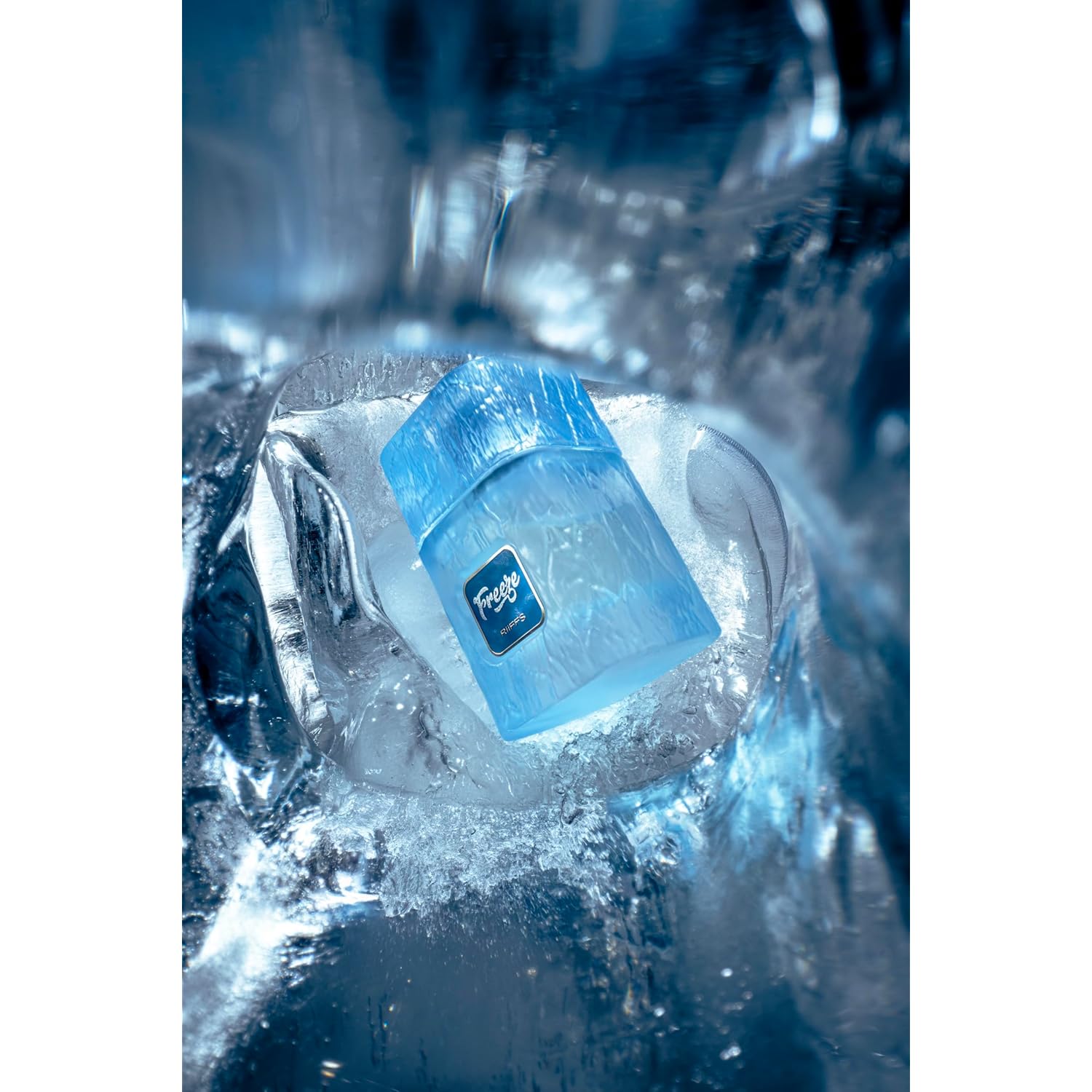RiiFFS PARFUMS Freeze Extrait De Parfum Unisex Long Lasting Perfume Fresh Citrus, Mint & Amber Fragrance Premium Day-to-Night Scent for Men & Women Eau de Parfum Spray 100ml
