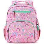 Girls Backpack 5-8: Lightweight Kids Backpacks For Girls - Girl Bookbag For Elementary School - Rainbow Pink