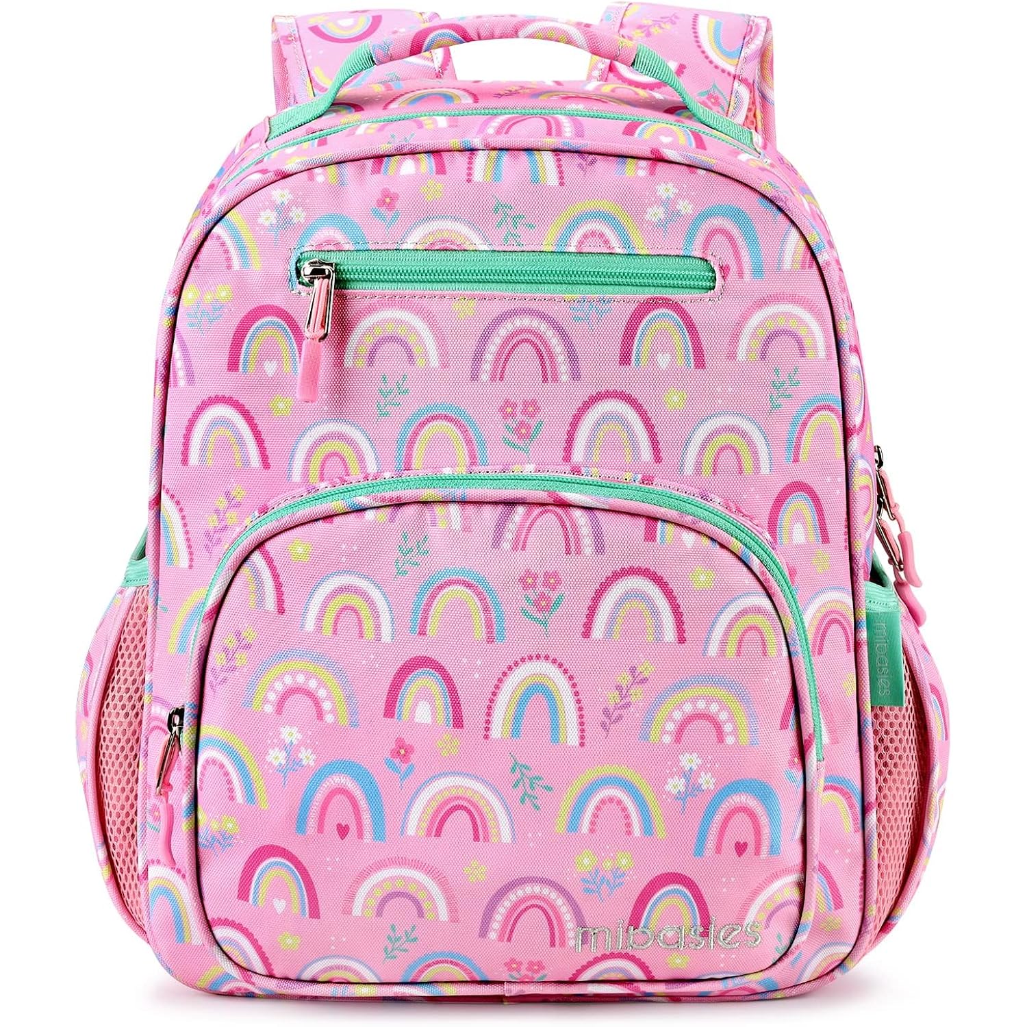 Girls Backpack 5-8: Lightweight Kids Backpacks For Girls - Girl Bookbag For Elementary School - Rainbow Pink