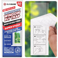 50 Window Fly Traps Sticky Non-Toxic Clear Fly Paper Indoor For Home. No Mess Flies Window Sticky Traps Bug Flies Strips Indoors. Fruit And Housefly Trap Indoor Flypaper Tape Gnat Catcher Killer