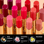 MAKI YIKA Moisture Dark Berry Lipstick for Women Hydrate Tinted Lip Balm for Mother's Day Dry Cracked Lips Sheer Lipstick Lip Tinted Glossy Finish,MA049 Blush Berry