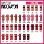 Maybelline Super Stay Ink Crayon Lipstick Makeup, Precision Tip Matte Lip Crayon With Built-In Sharpener, Longwear Up To 8Hrs, Trust Your Gut, Mauve Nude Pink, 1 Count