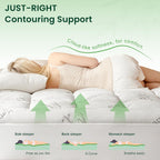 Love'S Cabin Twin Xl Mattress Topper Viscose Derived From Bamboo, Thick Pillow Top Mattress Pad With Stretchable Pockets For 8"-20" Mattress, Soft Breathable Cooling Mattress Topper For Hot Sleepers