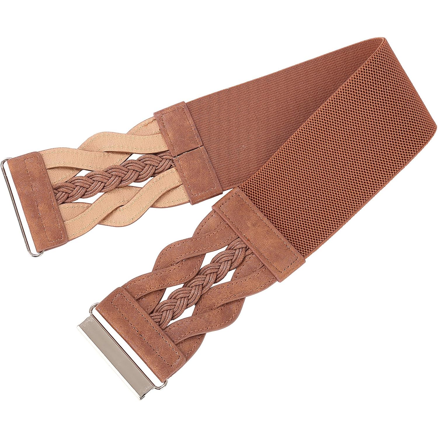 GRACE KARIN Women's Elastic Wide Belts Vintage Stretchy Belt Retro Fashion Cinch Belts for Dresses