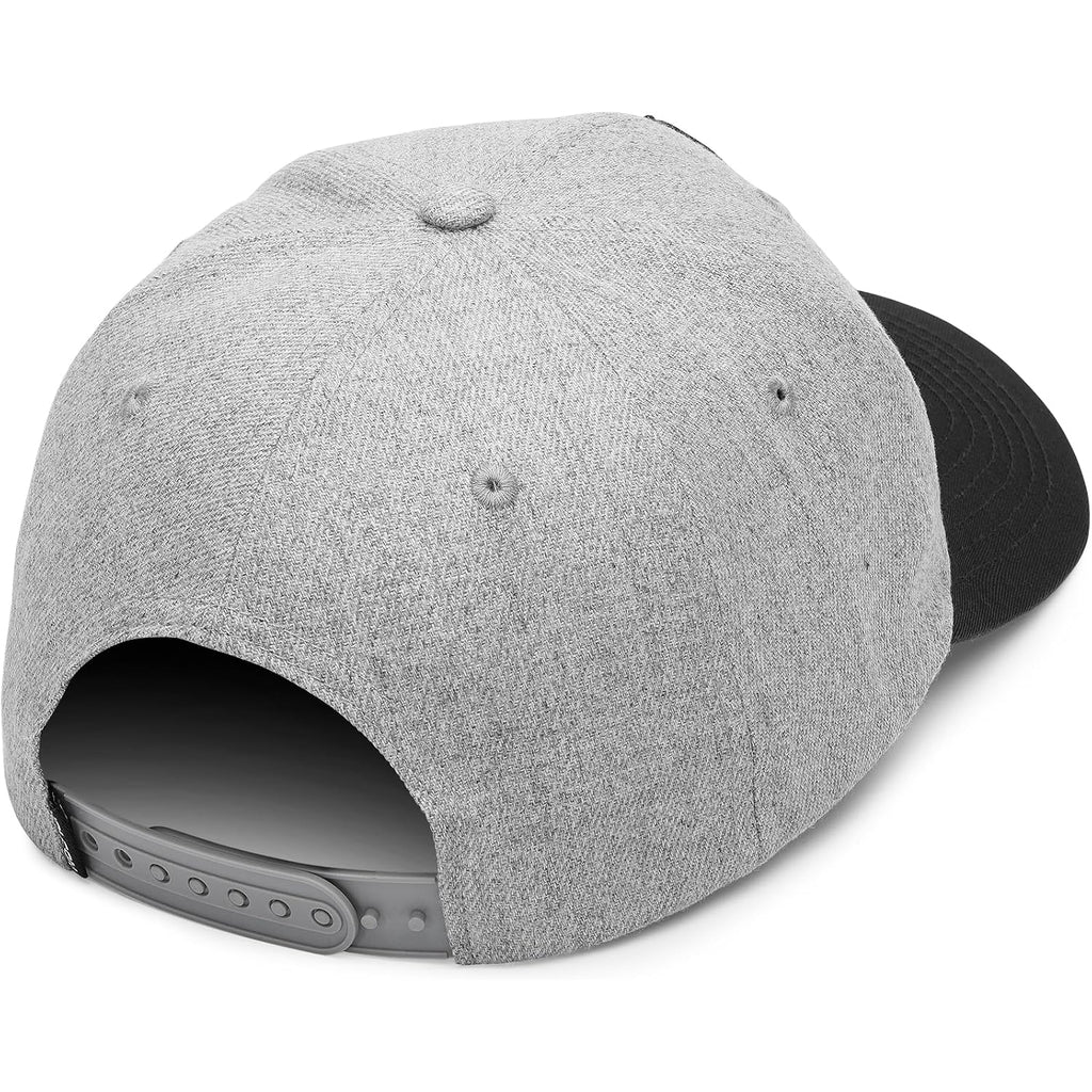 Volcom Unisex Adult Quarter Twill Hat – 6-Panel Adjustable Snapback Baseball Cap With Stone Logo