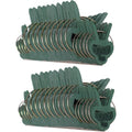 Plant Clips 40 Piece Green Gentle Gardening Plant & Flower Lever Loop Gripper Clips, Tool For Supporting Or Straightening Plant Stems, Stalks, And Vines, Garden Clips, By Rampro