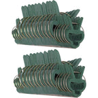 Plant Clips 40 Piece Green Gentle Gardening Plant & Flower Lever Loop Gripper Clips, Tool For Supporting Or Straightening Plant Stems, Stalks, And Vines, Garden Clips, By Rampro