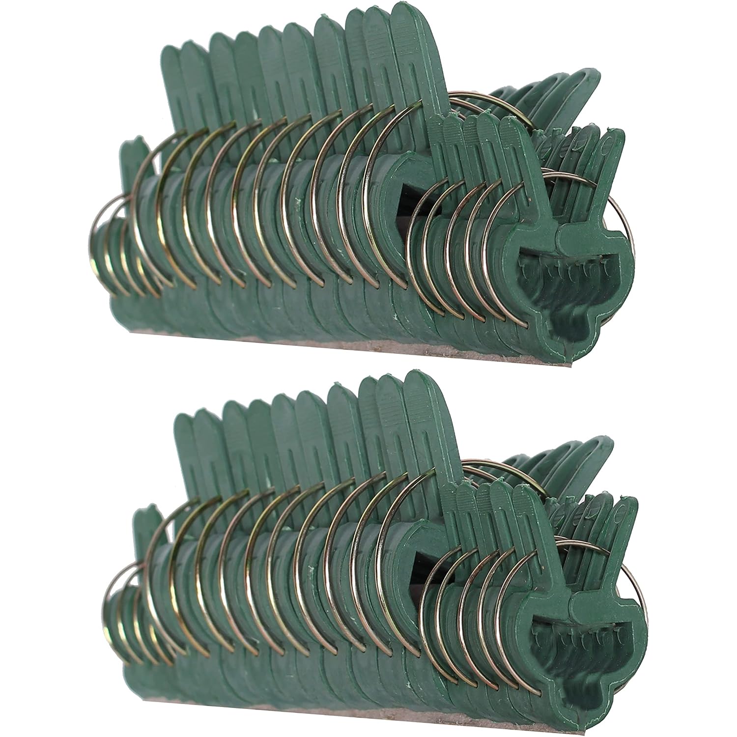 Plant Clips 40 Piece Green Gentle Gardening Plant & Flower Lever Loop Gripper Clips, Tool For Supporting Or Straightening Plant Stems, Stalks, And Vines, Garden Clips, By Rampro