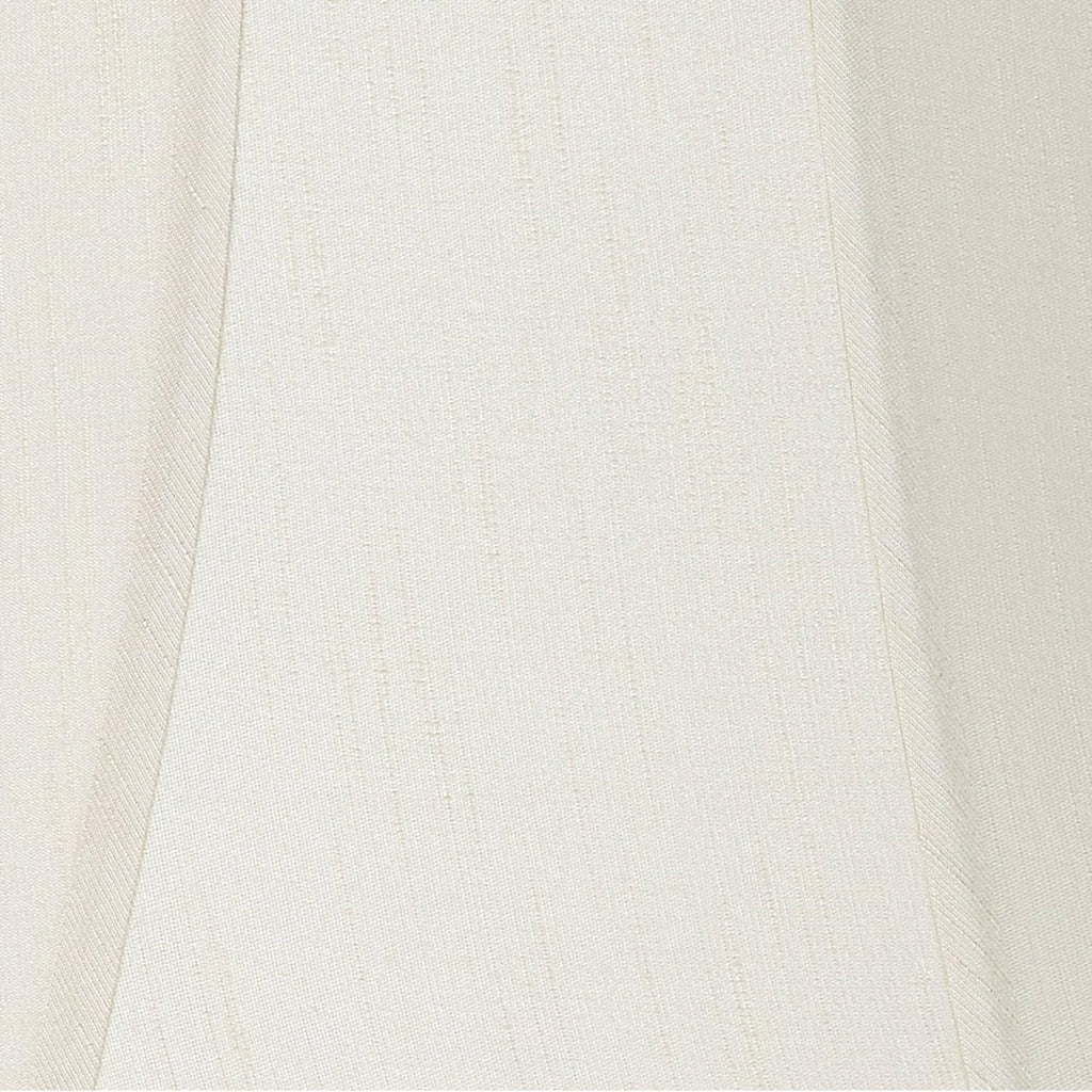 Set Of 2 Bell Lamp Shades Cream Curve Cut Corner Large 11" Top X 18" Bottom X 15" High Spider With Replacement Harp And Finial Fitting - Imperial Shade
