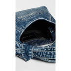 Marc Jacobs Women'S The Bow Denim Mini Sack Bag