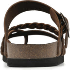 White Mountain Women'S Hazy Braided Footbed Sandal