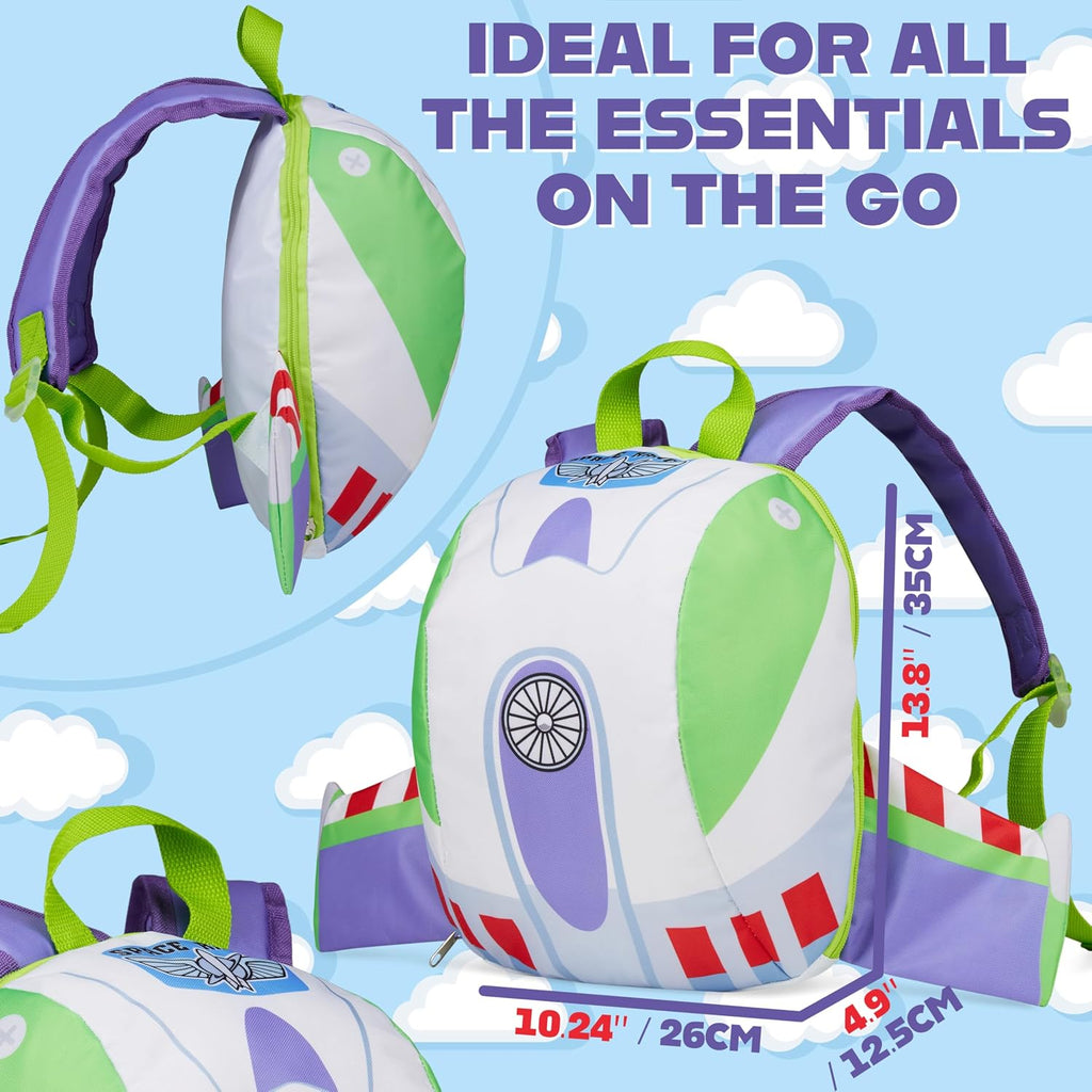 Disney Toy Story Backpack For Boys Girls Toddlers Buzz Lightyear 3D Wings Rucksack For School Supplies Travel Gifts For Kids