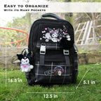 Juju Black Kawaii Backpack - Cute Kawaii Stuff Mochila Kawaii - Cute Backpacks For Girls - Backpacks For School Girls - Cute Backpack For School (Bla)
