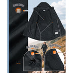 33,000Ft Women'S Waterproof Long Rain Coats With Mesh-Lind Breathable Rain Jacket With Hood Trench Coats Windbreaker