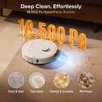 Roborock 2026 New Qrevo S Pro Robot Vacuum And Mop, 18,500Pa Suction | Multifunctional Dock With 167℉ Mop Self-Cleaning, Smart Obstacle Avoidance, Anti-Tangle Brush, Liftable Spinning Mop, White
