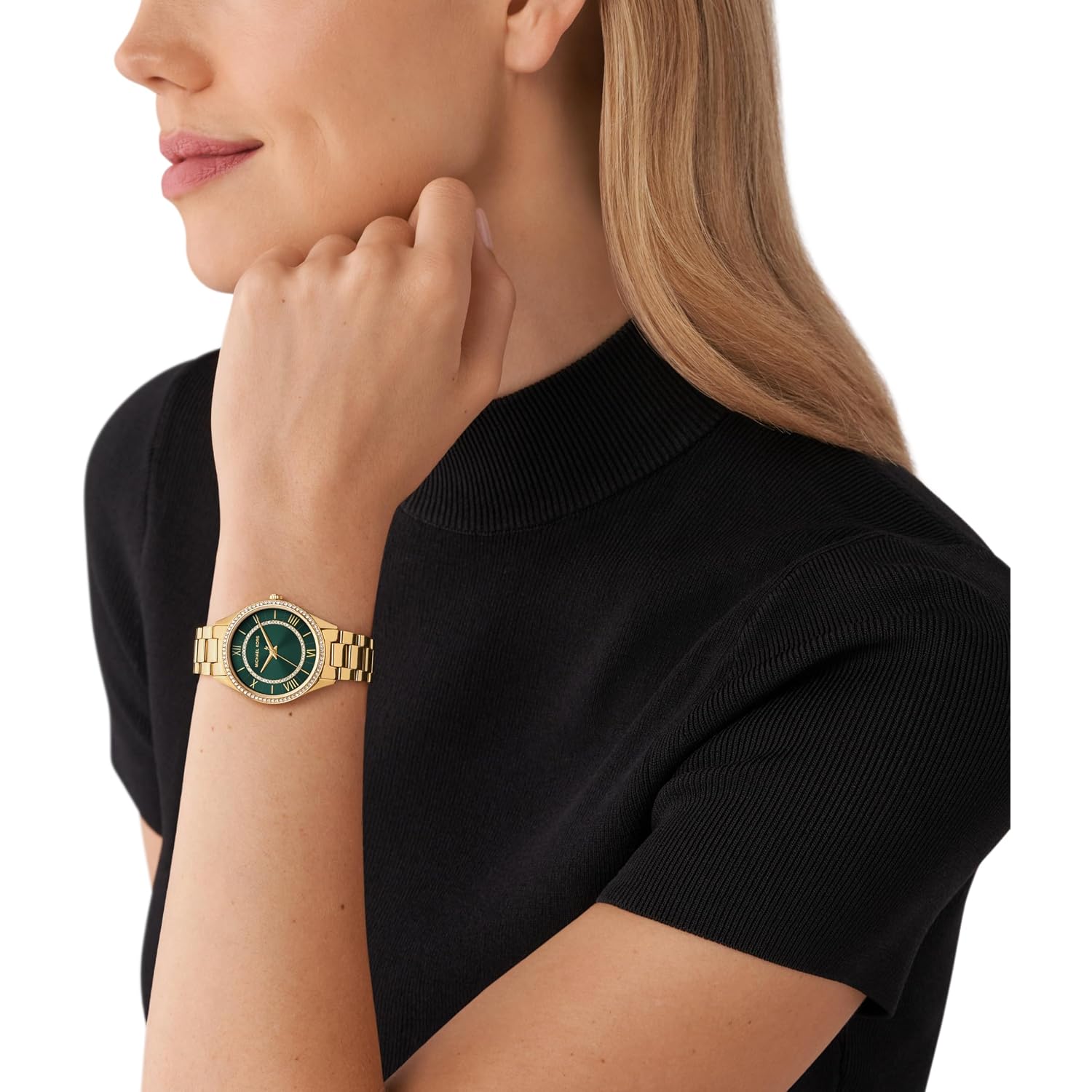 Michael Kors Lauryn Women'S Watch, Stainless Steel Bracelet Watch For Women