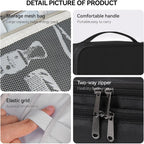 Barber Case Barber Tool Bags Barber Clipper Bag Barber Cases For Clippers And Supplies Professional Barber Accessories Kit Hair Cutting Scissors Storage Bag Shaving Kits (Black)