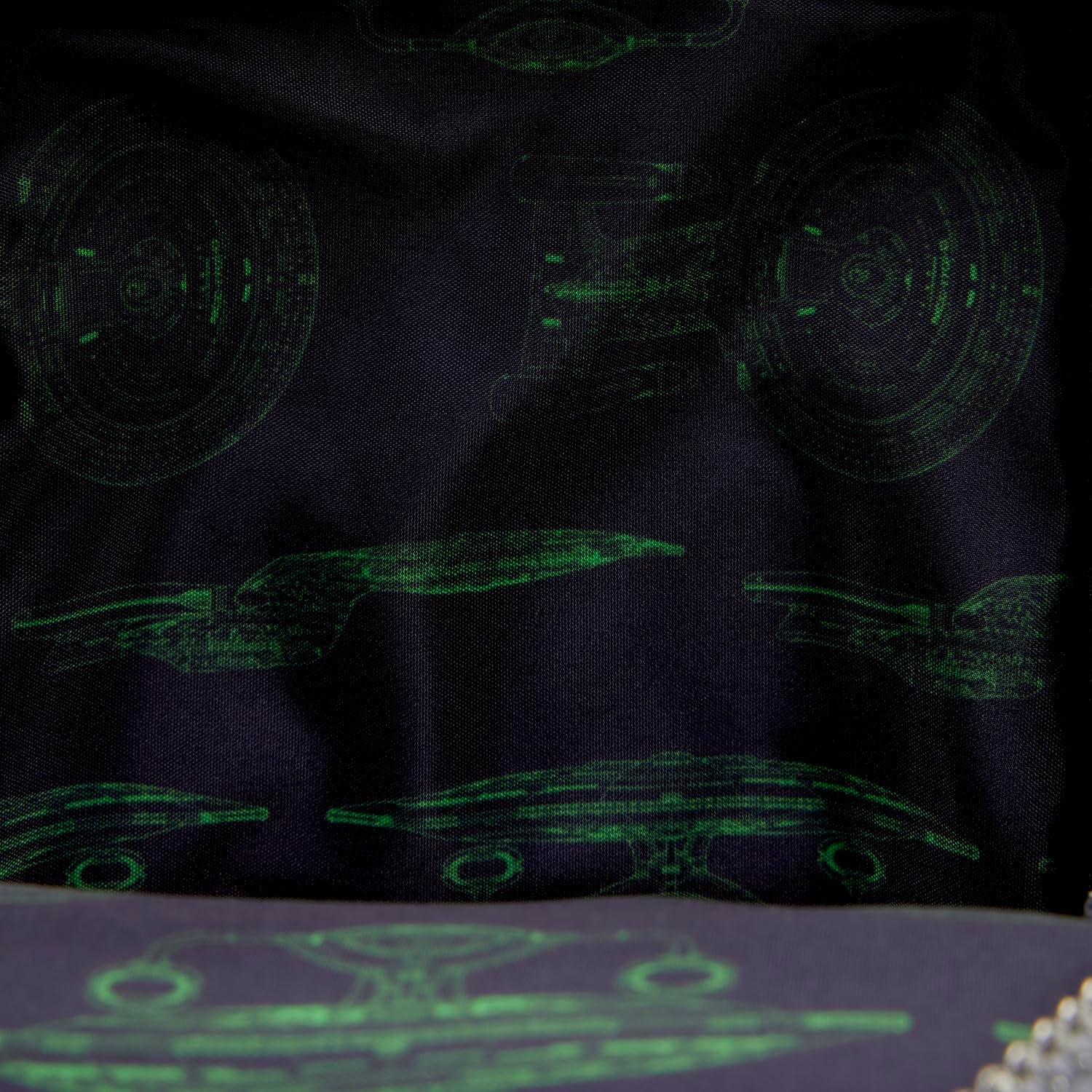 Loungefly Star Trek: Tricorder - Glow In The Dark - Crossbody Bag With Adjustable Strap - Collectible Bags