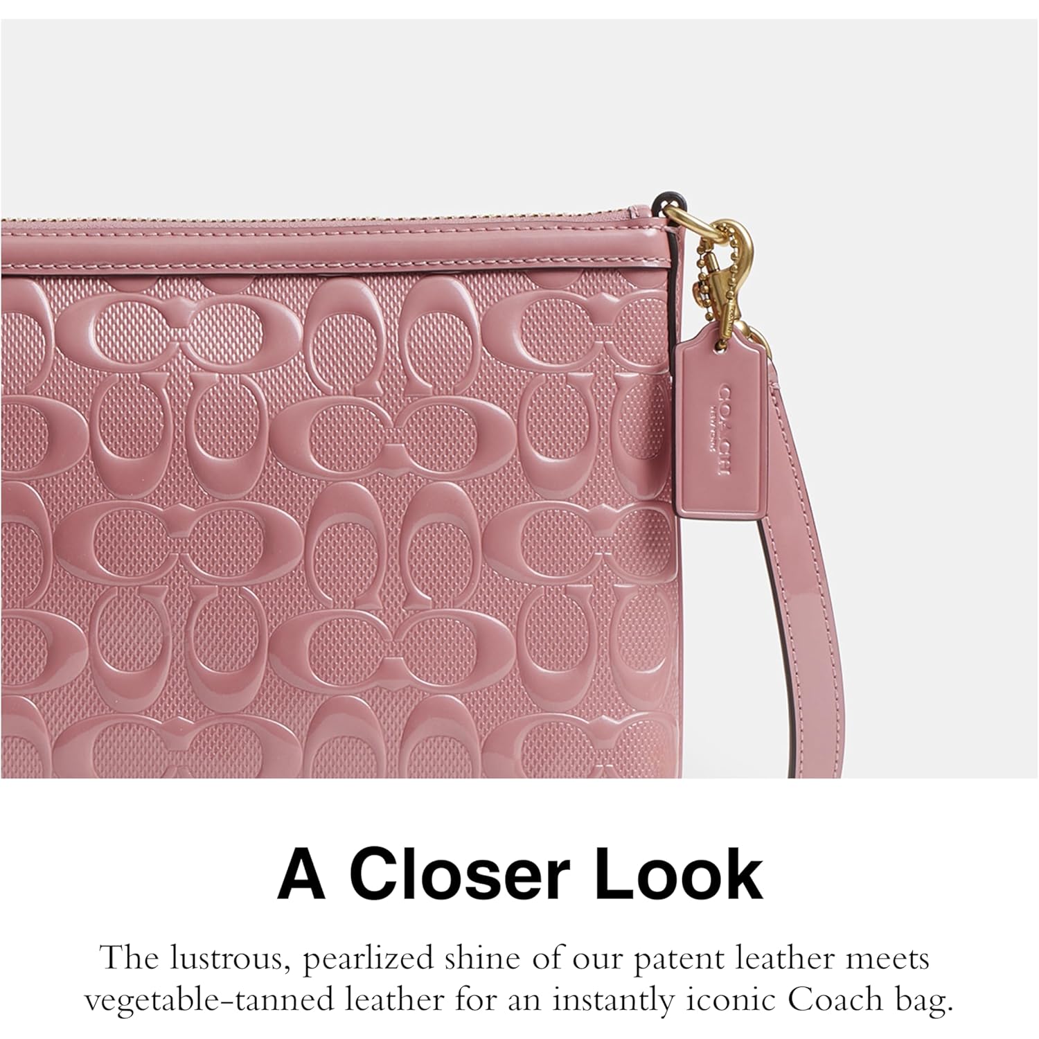 Coach Women's Legacy Zip Top Crossbody in Signature Leather