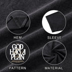 Christian Shirts For Men God Religious Jesus Faith Inspirational Bible Verse Tshirt Oversized Acid Wash Graphic Tees