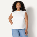 Amazon Essentials Women's Relaxed-Fit Cotton Muscle Tee