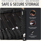 Asaya Professional Chef Knife Edge Guards – 6 Piece Knives Universal Covers - Extra Strength Abs Plastic And Food Safe Kitchen Knife Sheath Covers – Knives Not Included