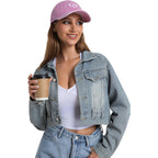 Unisex Vintage Washed Distressed Baseball Cap Twill Adjustable Dad Hat